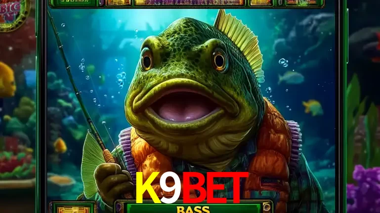 Personagem de peixe pescador do popular jogo de slot com tema de pescaria, uma das emocionantes opções de caça-níqueis para jogar e ganhar no cassino K9BET.